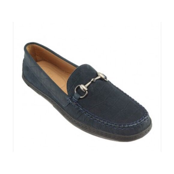 T.B Phelps Other - T.B Phelps Men's Navy Blue Horsebit Loafers Size 10 Dress Shoes